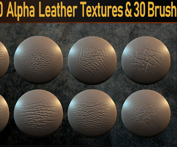 Twisted Brushes: Textures - leather