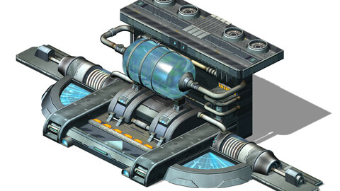 Machinery - Wall Chemical Container 02