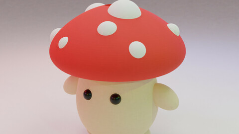 MUSHROOM TOOTHPASTE CAP TOPPER