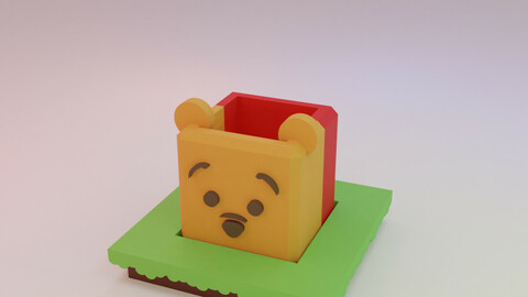 TSUM TSUM PLANTER BOX (WINNIE THE POOH)