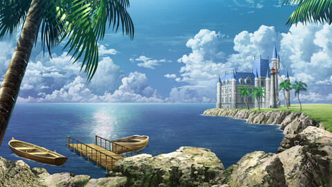 Paradise - 2D Background Game