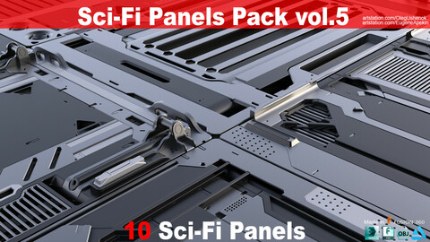 Sci-Fi Panels Pack vol 05