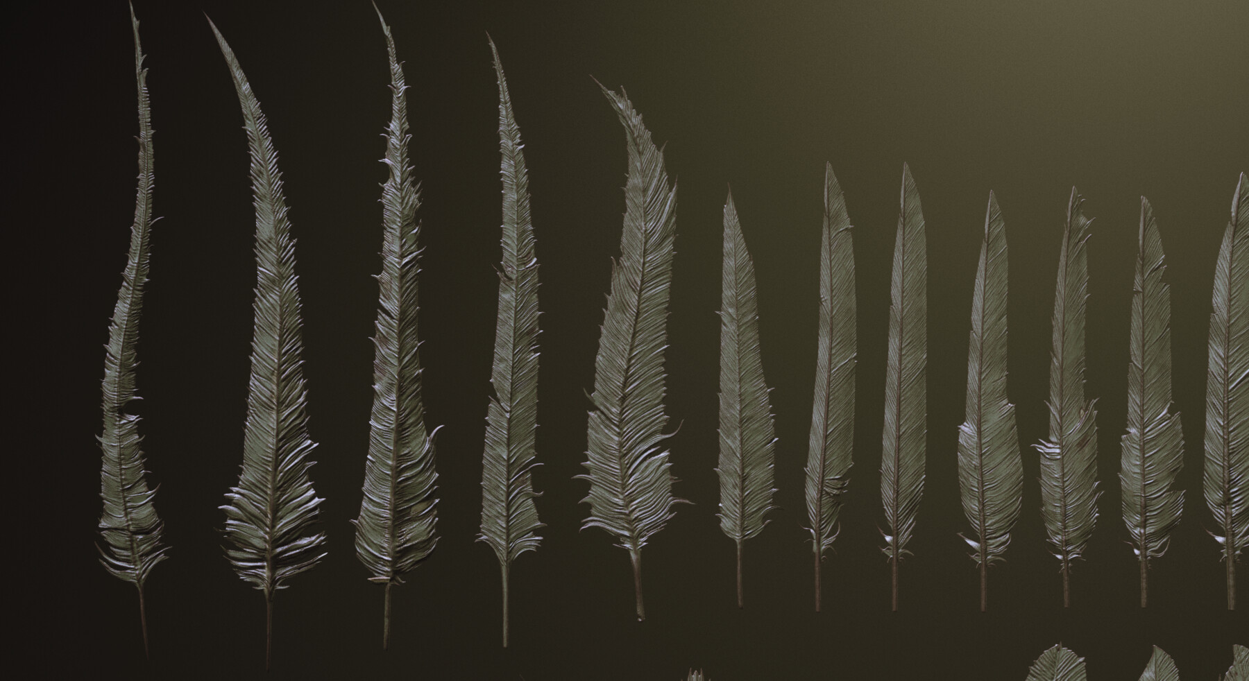 ArtStation - Red-Tailed Hawk Feathers Texture Pack + IMM