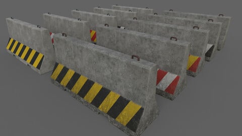 PBR Concrete Barrier V3
