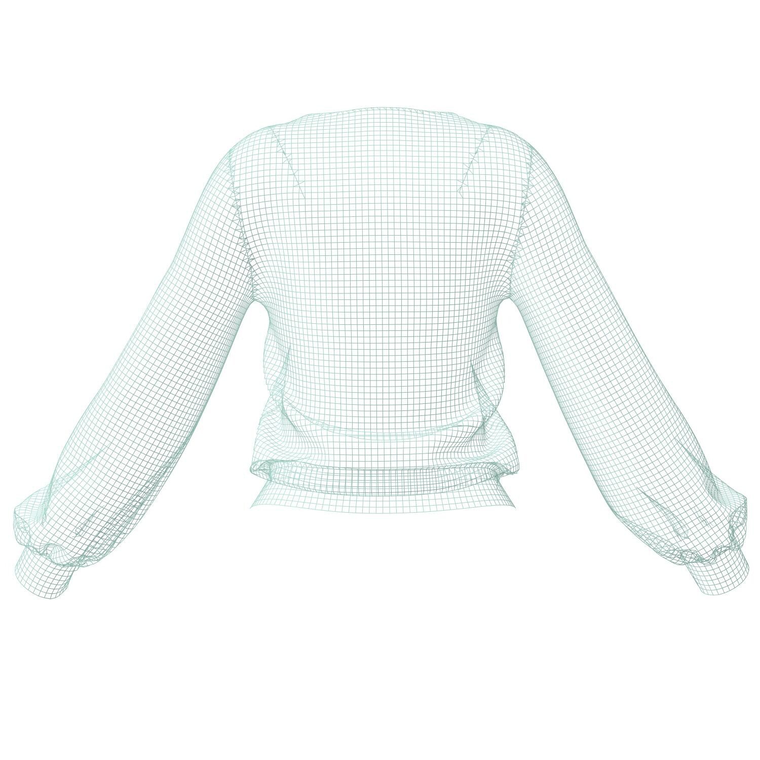 ArtStation - Loose lovely blouse clothes - Marvelous designer 3D model ...