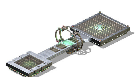 Space warehouse channel-platform