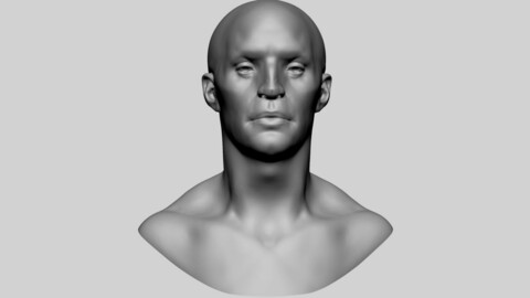 Base Male Head 03