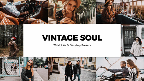 20 Vintage Soul LUTs and Lightroom Presets