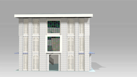 HOUSES 3D MODELS OBJ FILES