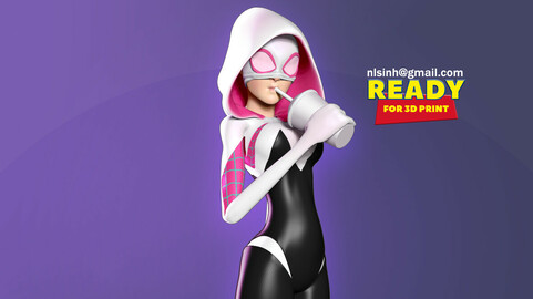 Refreshment with Spider-Gwen