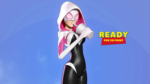 Refreshment with Spider-Gwen