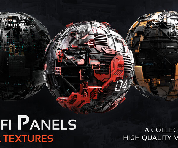 ArtStation - Sci-fi Panels - FREE 4K Texture Pack | Game Assets