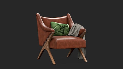 Brown Leather ArmChair