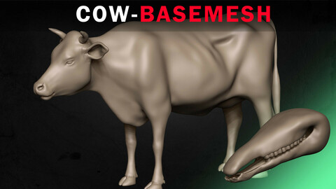 Cow Basemesh 3D model