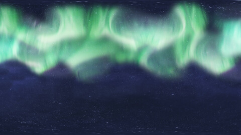 Skydome HDRI - Northern Lights 2