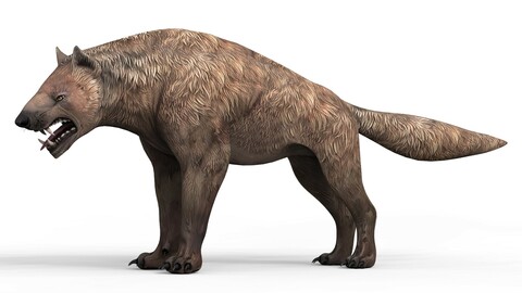 Monster Hyena With PBR Textures