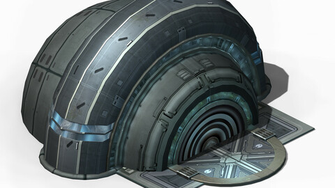 Spacecraft - small ground construction 01