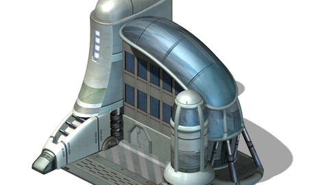 Spacecraft - small ground construction 03