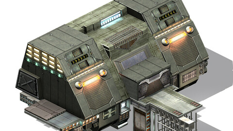 Spaceship - repair shop 02