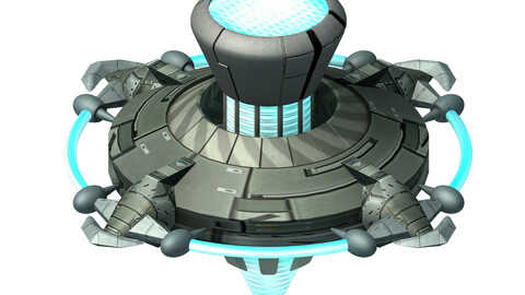 Space-air supply station