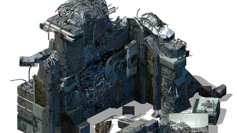 Space - Damaged Wall 04