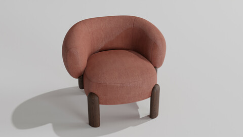 Moon Slipper Chair by Philippe Hurel