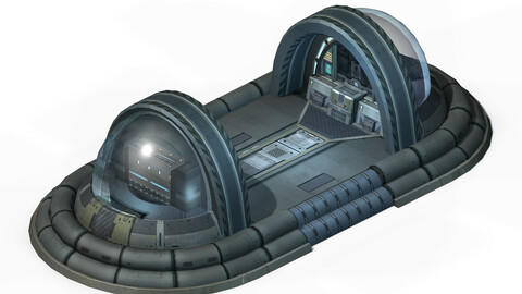 Space station - ground function small building