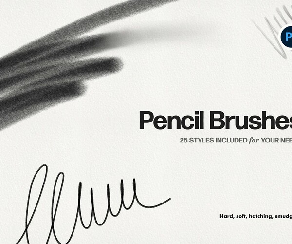 Artstation Basic Pencil Photoshop Brushes Brushes