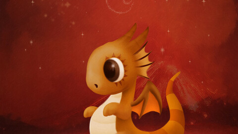 The little red dragon