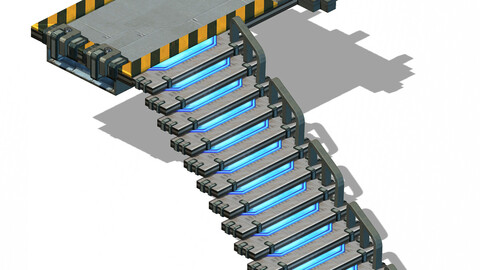 Spaceship Building - Stairs 10