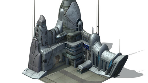 Sci Fi Building-Airport 01