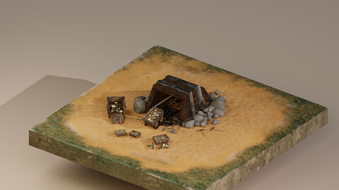 Gold Mine Level 5 3D Model