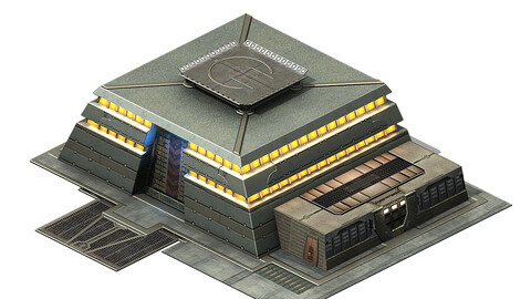 Sci Fi Building-Science Academy 01