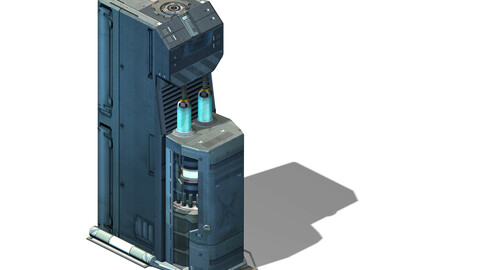 Sci Fi Building-connection wall 03