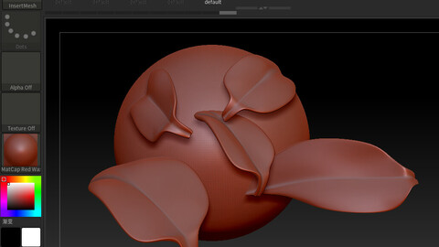 Download 4 ZBrush tree leaf brushes