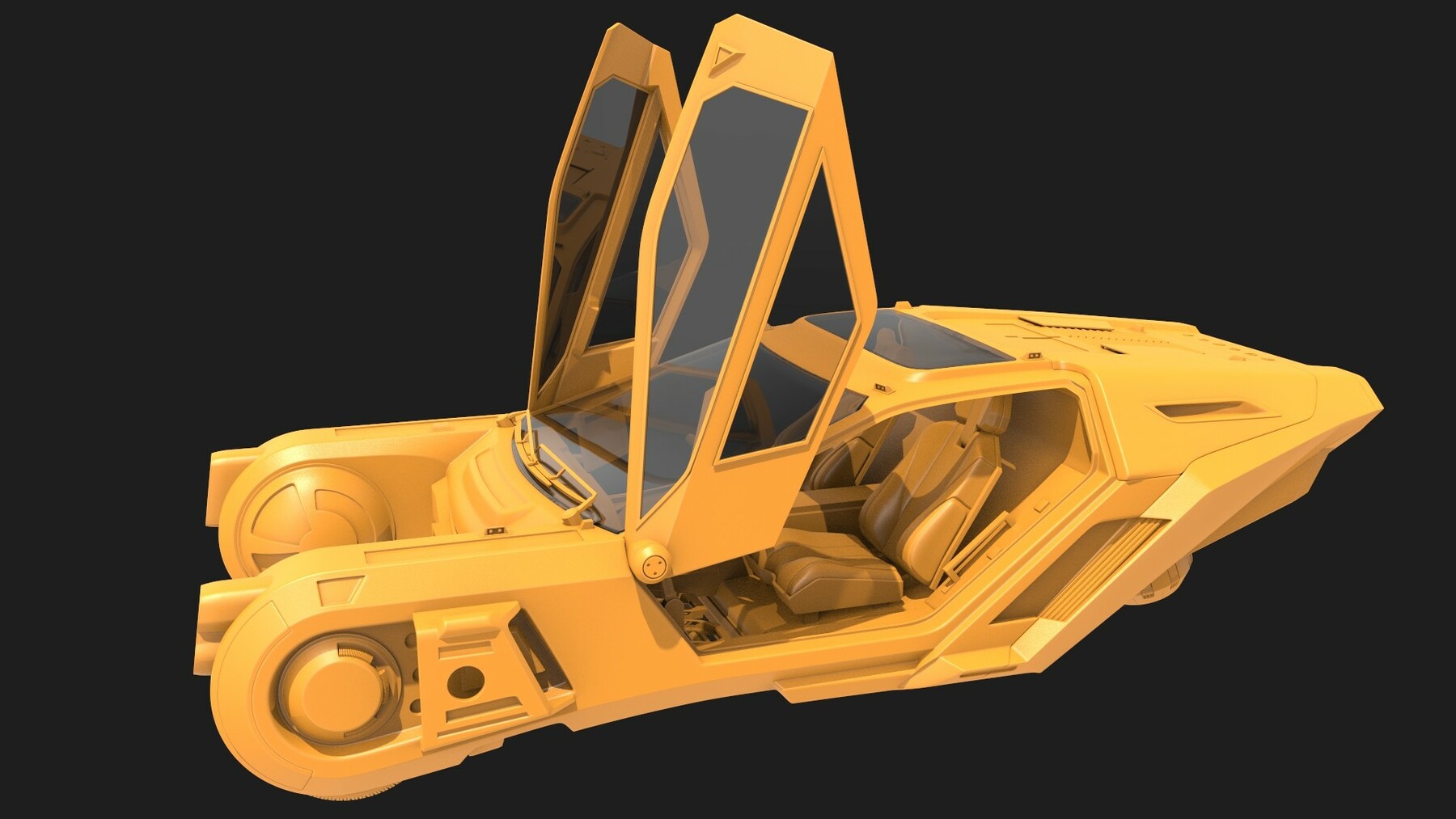 Bladerunner 2049 3D Printed Model Spinner Car Multiple Variants 