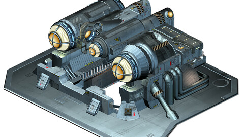 Machinery - Spacecraft - Functional Objects 07