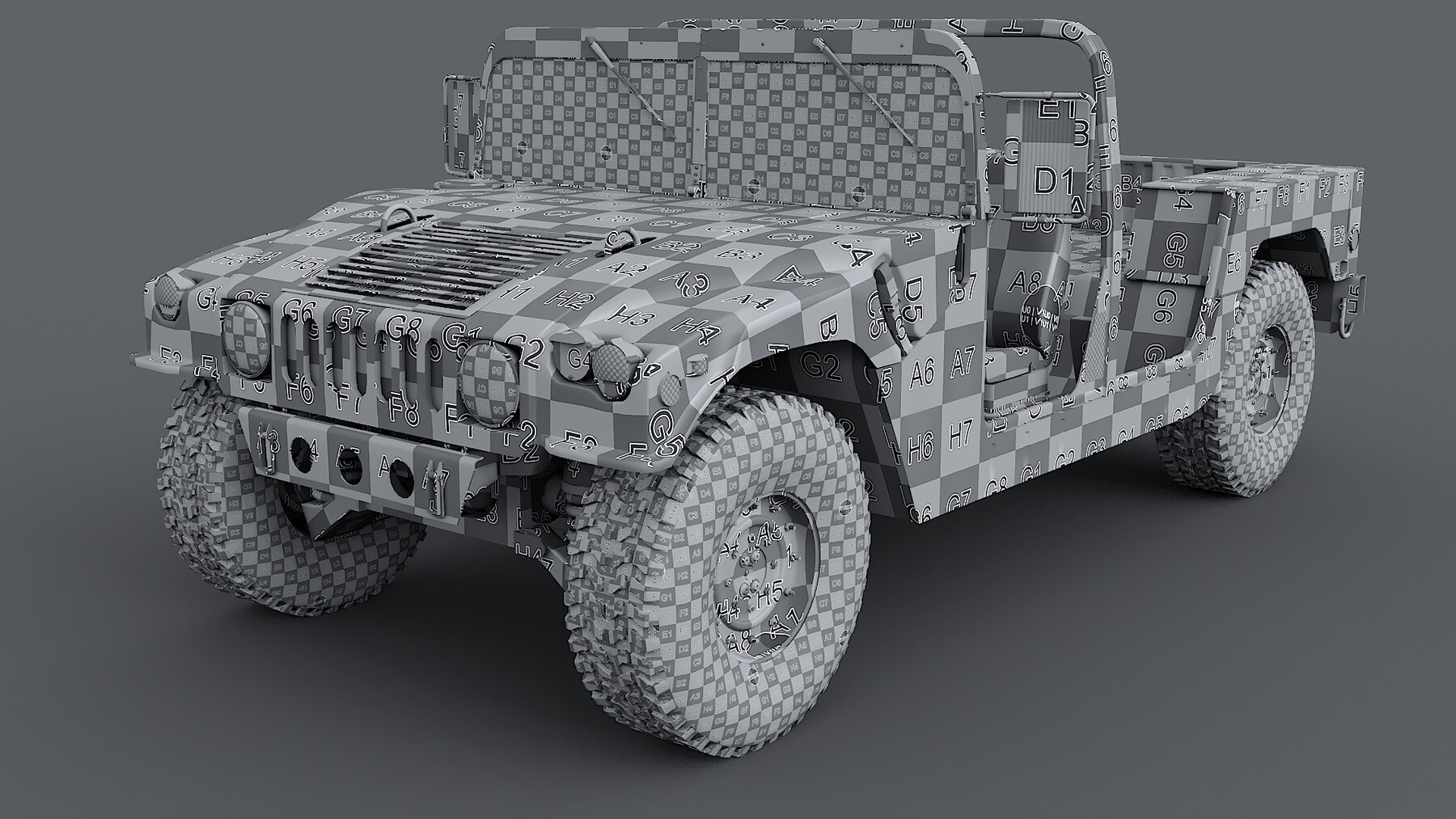 Humvee M113A2 迷彩色 HUMMER 模型 U.S. HMMWV M1114