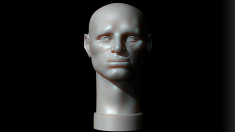 Male Head - John Asaro