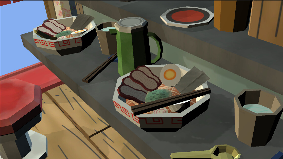 ArtStation - Modular Ramen Shop Game Ready | Game Assets