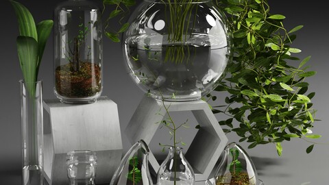 decorative pot set 01