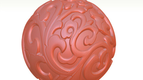 New Jade Ball 3D map download, jewelry design Relief Ball 3D map download
