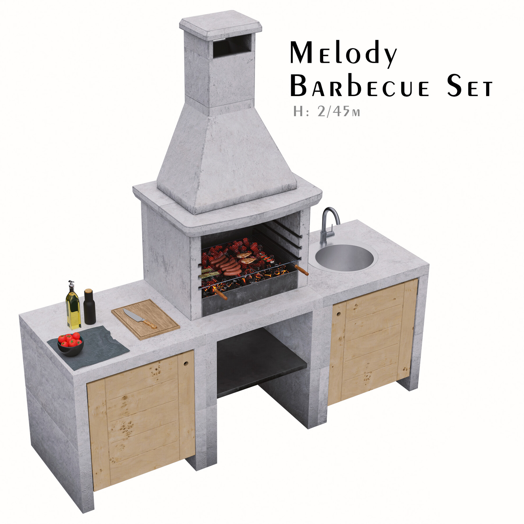 ArtStation Melody Grill Set (1 | Resources