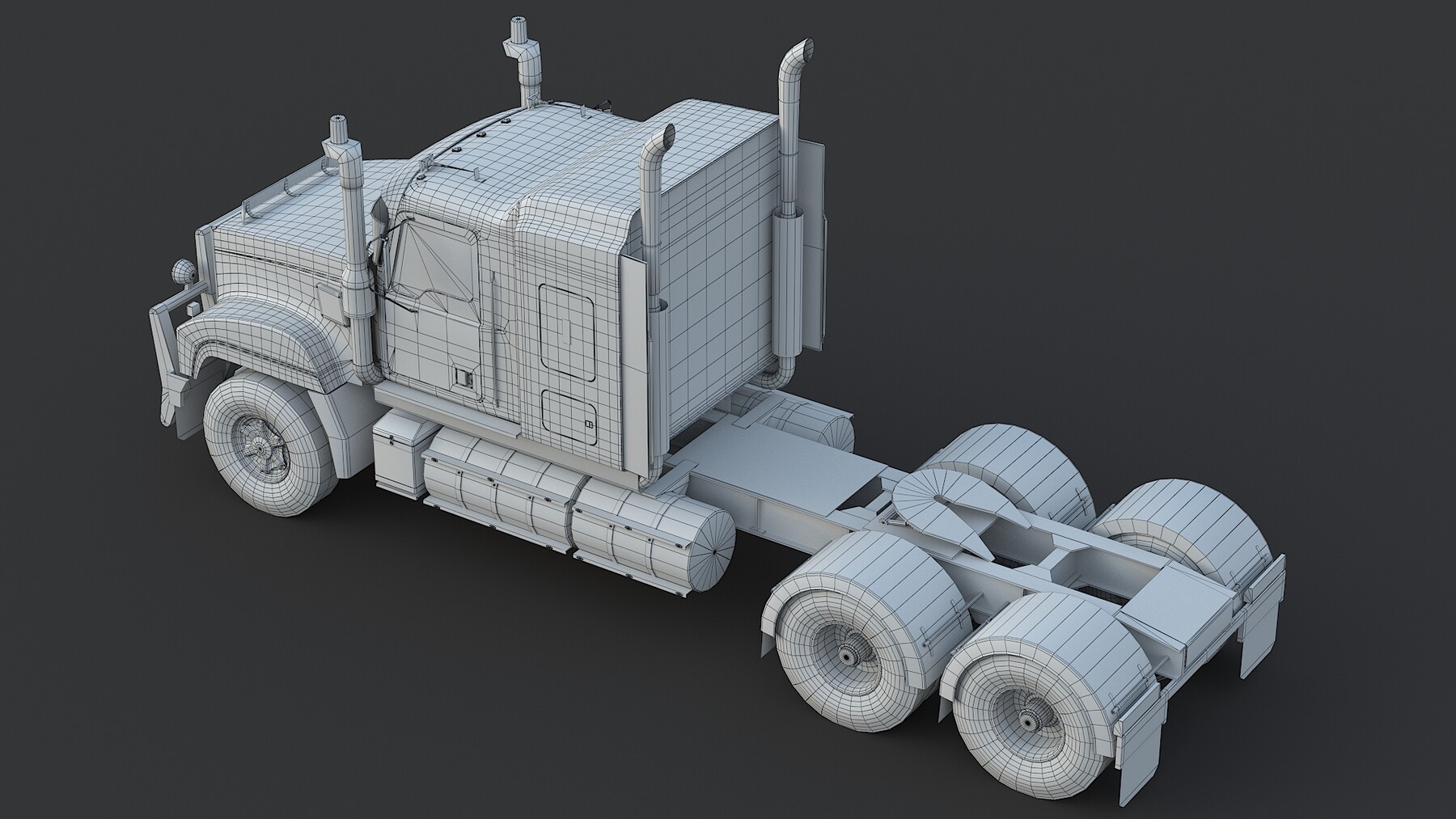 ArtStation - Industrial Truck with Trailers | Resources