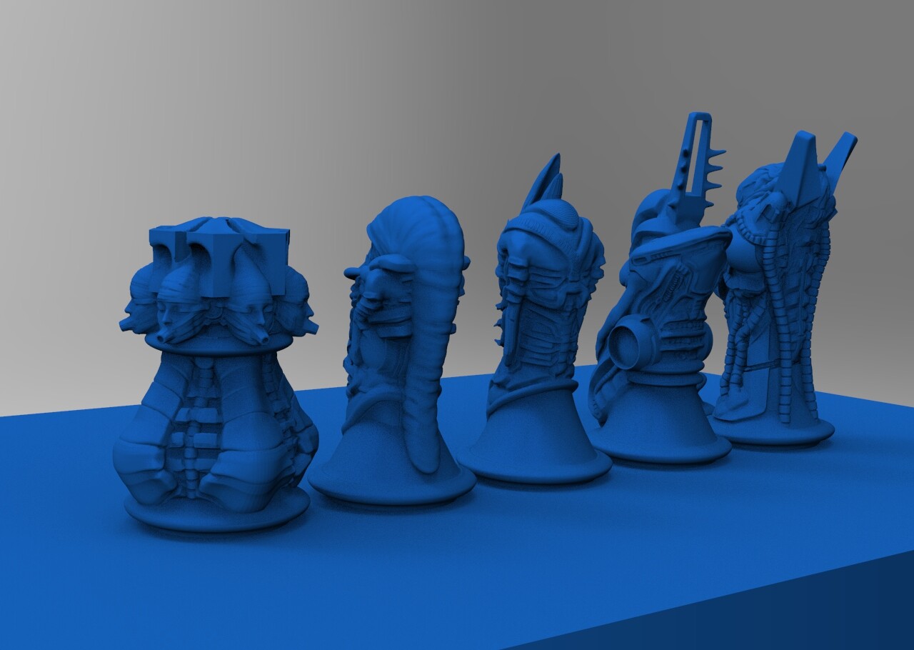 3D file Chess Basic Asset Revamp3d! - 3D Game Engine Asset Only ♟️・3D  printer design to download・Cults