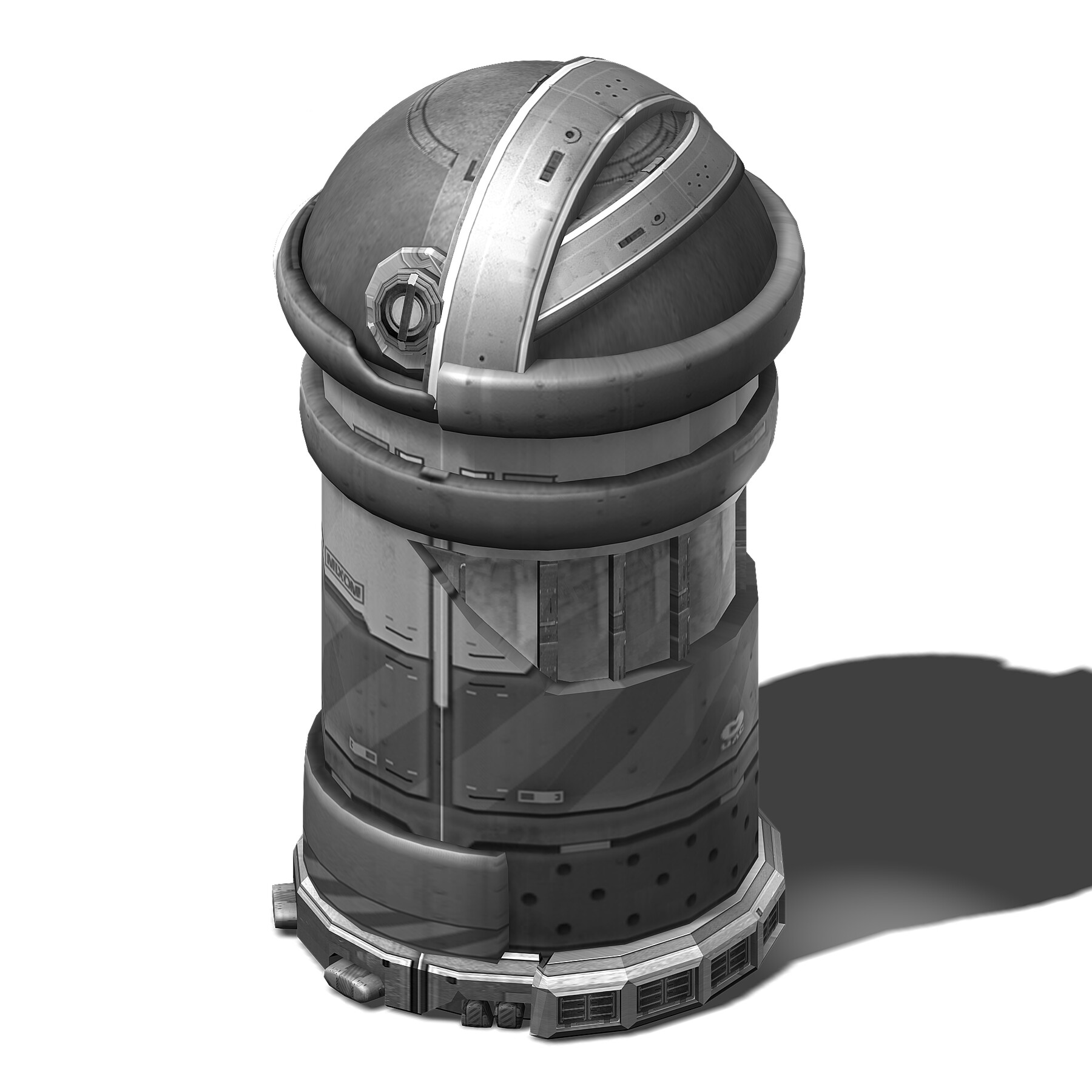 ArtStation - Sci Fi Building-Trash Can | Game Assets