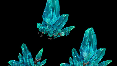 Large crystal - gravel 02