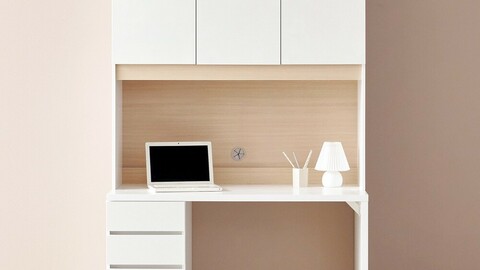 DK8937 Retro 4 drawer chest upper desk set 1200