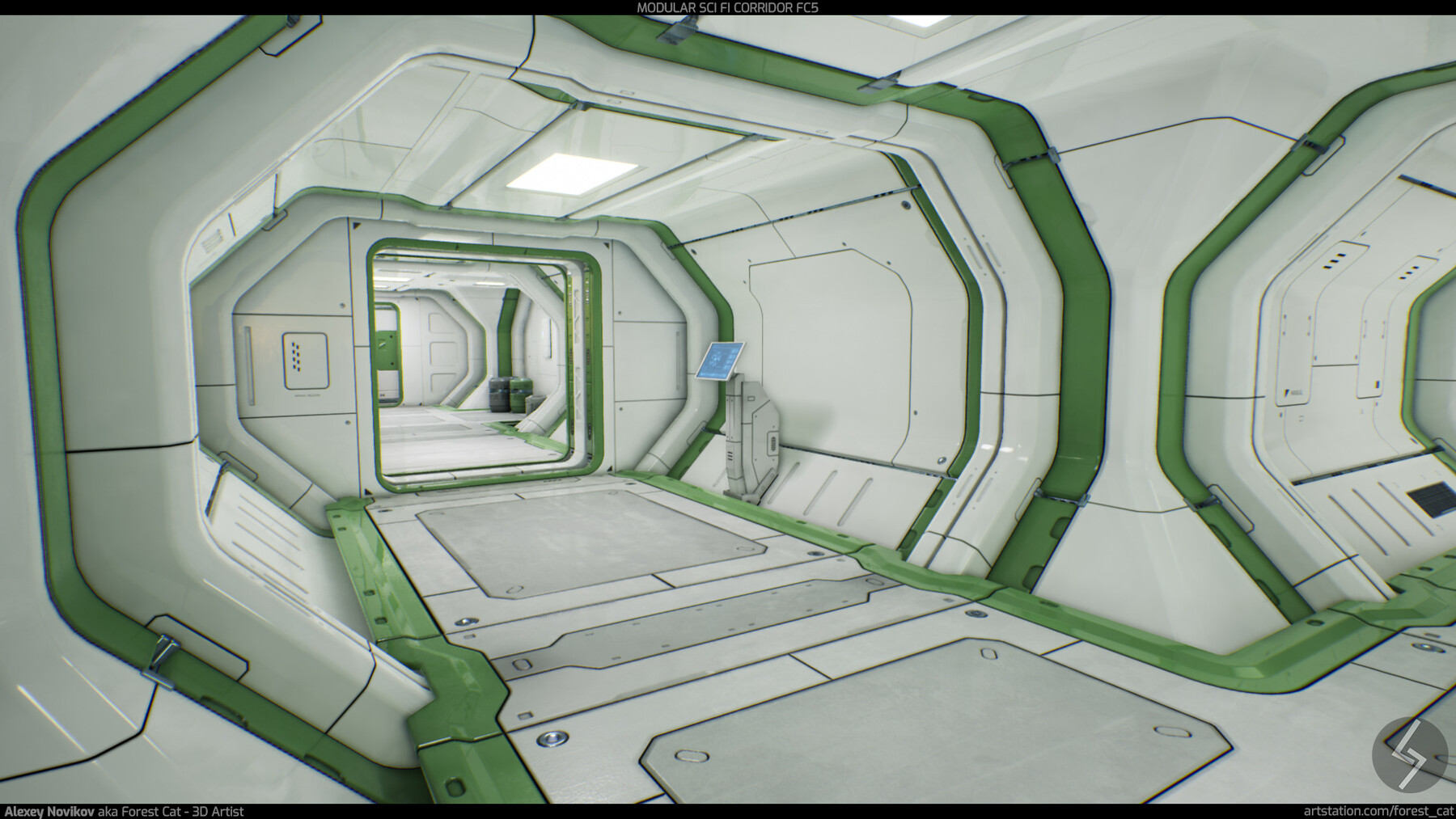 ArtStation - Modular Sci Fi Corridor FC5 | Game Assets