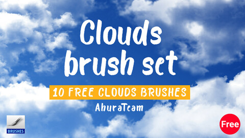 Clouds brush set (Free)